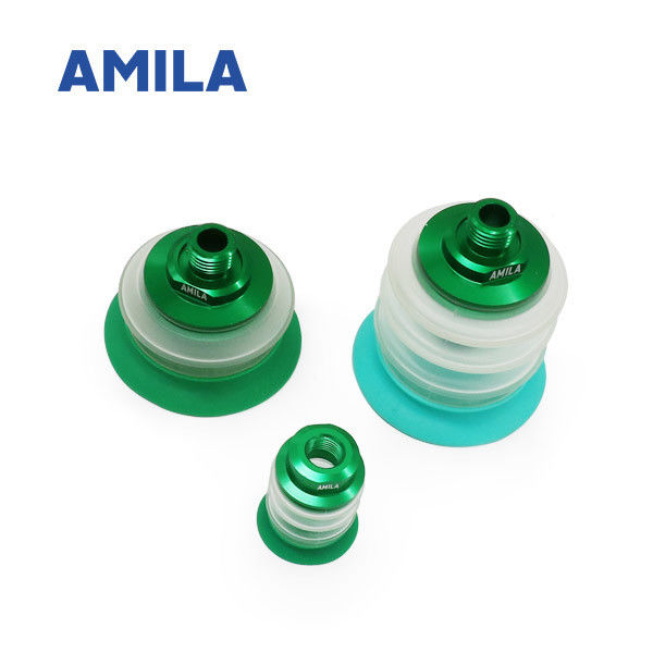 Thin Wall Design Bellows Suction Cups 28 To 77mm Diameter For Carton Packing MG.MX